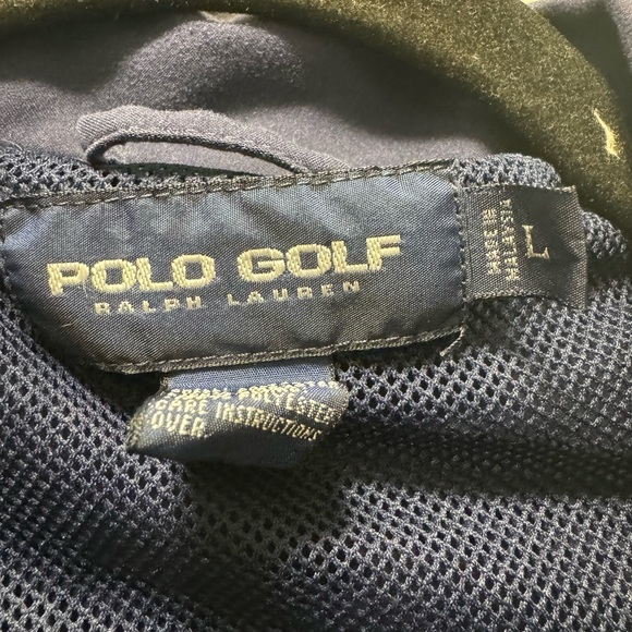 Men's Polo Ralph Lauren Golf pullover size Large blue long sleeve - Picture 3 of 5